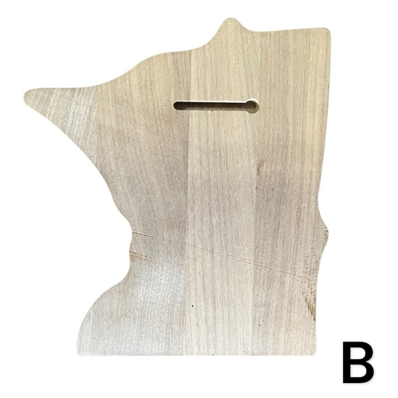 Minnesota State MN Wood Cut Out Wall Art Plank DIY Crafts Decoration Rustic Mini - Picture 6 of 10